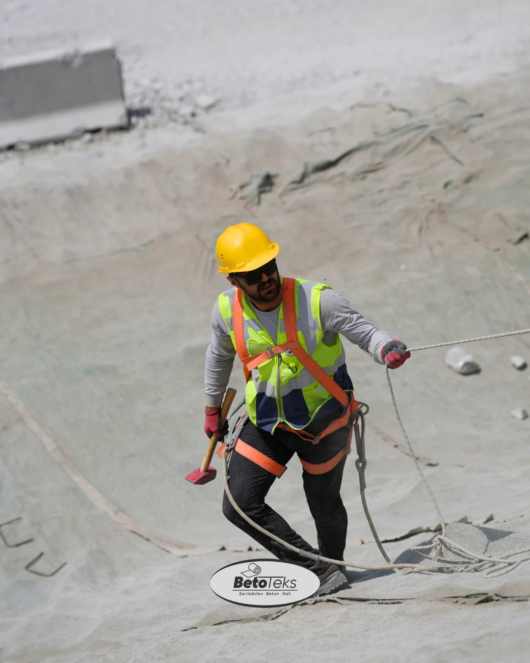 Beton Halısı Uygulama Aşamaları betoteks-kumas-beton-sev-koruma-uygulama-ankraj-beton-halisi-8